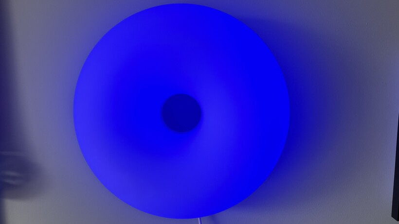 Lampe intelligente Ikea Varmblixt lumière bleue