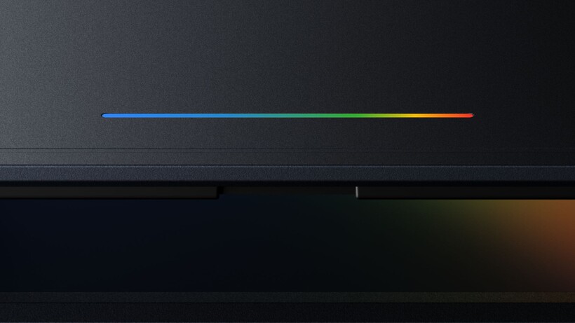 Barre lumineuse sur Googlebook