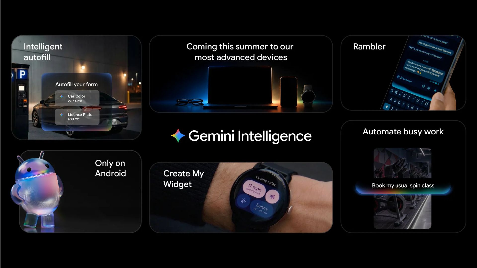 Tous les téléphones Android bénéficient de la nouvelle Gemini Intelligence