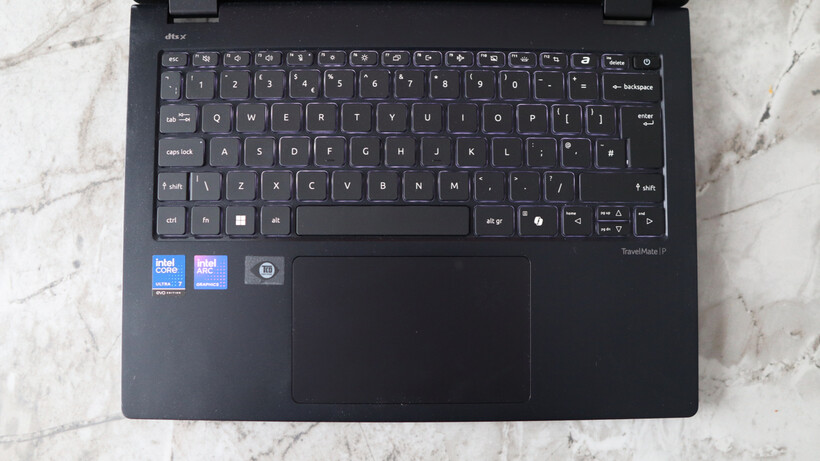Clavier et trackpad - Acer TravelMate P6 14 AI