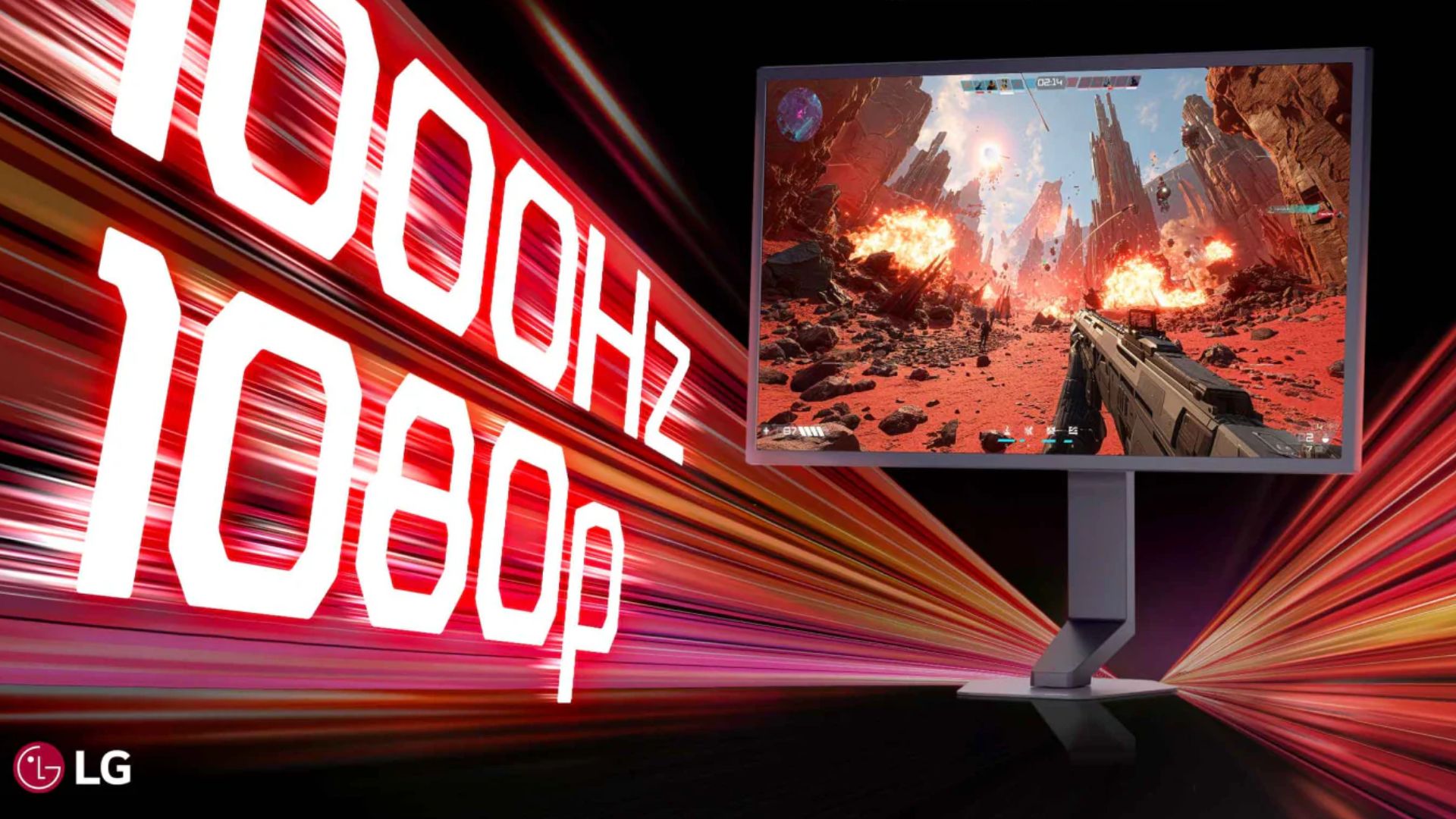 Le premier moniteur de jeu 1000 Hz de LG arrive très bientôt